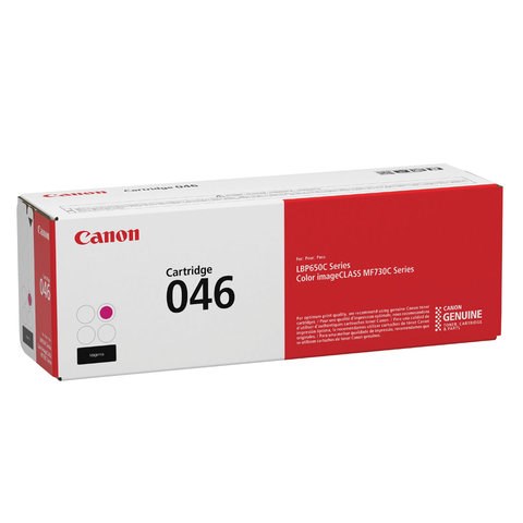 Картридж лазерный CANON (046M) i-SENSYS LBP653Cdw / 654Cx / MF732Cdw / 734Cdw, пурпурный, ресурс 2300 страниц, оригинальный, 1248C002 363230 - фото 332807