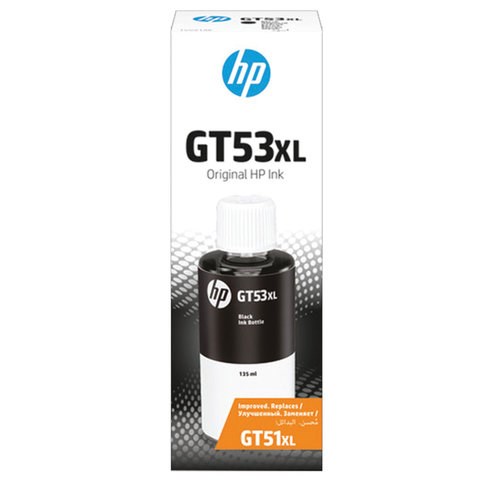 Чернила HP GT53XL (1VV21AE) для InkTank 315/410/415, SmartTank 500/515/615, черные, ресурс 6000 страниц, оригинальные 363329 - фото 332889