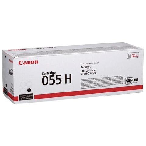 Картридж лазерный CANON (055HBK) для LBP663/664/MF742/744/746, черный, оригинальный, ресурс 7600 страниц, 3020C002 363334 - фото 332894