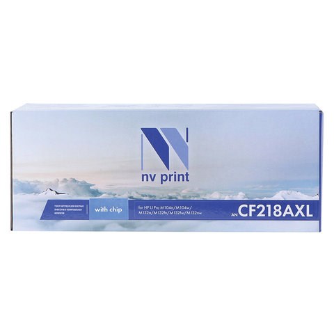 Картридж лазерный NV PRINT (NV-CF218AXL) для HP M104a / M104w / M132fn / M132nw, ресурс 3500 страниц 363373 - фото 332929