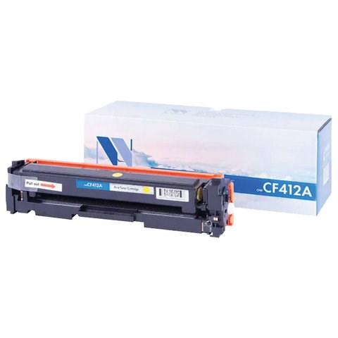 Картридж лазерный NV PRINT (NV-CF412A) для HP M377dw/M452nw/M477fdn/M477fdw, желтый, ресурс 2300 страниц 363421 - фото 332972