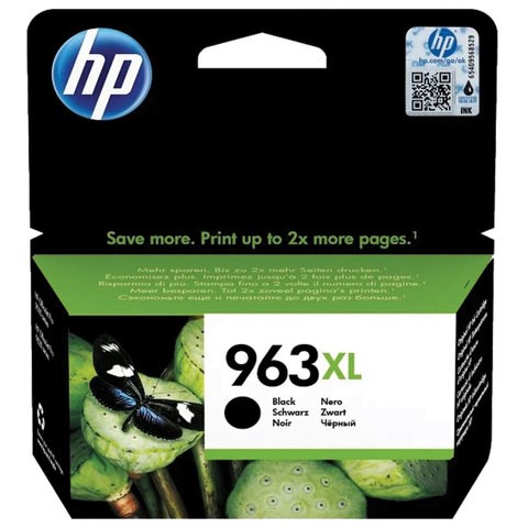 Картридж струйный HP (3JA30AE) для HP OfficeJet Pro 9010/9013/9020/9023, №963XL черный, ресурс 2000 страниц 363480 - фото 333031