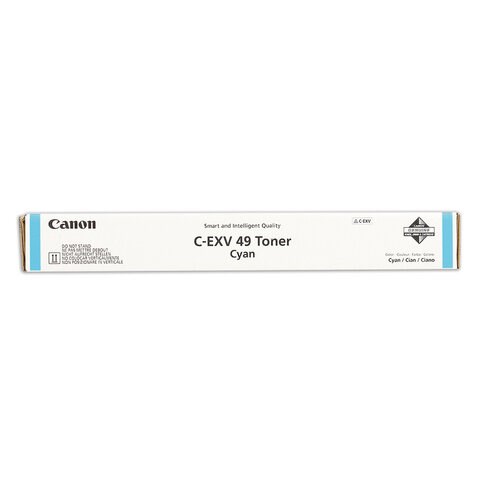 Тонер CANON (C-EXV49C) для Canon IR C3320/C3320i/C3325i/C3330i/C3500, голубой, ресурс 19000 страниц, оригинальный, 8525B002 363505 - фото 333056