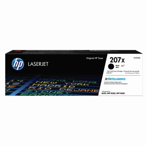Картридж лазерный HP (W2210X) Color LJ M282/M283/M255, №207X, черный, оригинальный, ресурс 3150 страниц 363548 - фото 333072