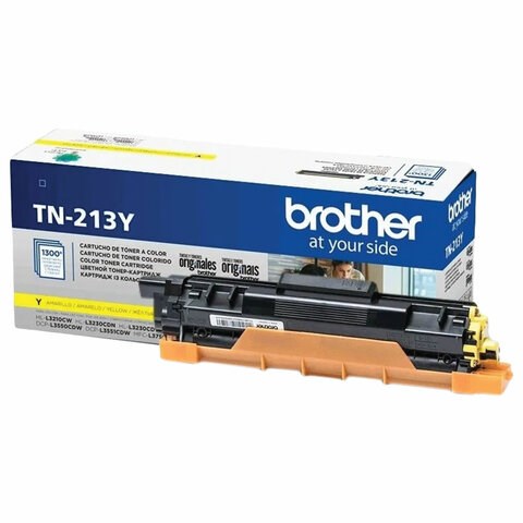 Картридж лазерный BROTHER (TN213Y) HLL3230CDW/DCPL3550CDW/MFCL3770CDW, желтый, оригинальный, ресурс 1300 страниц 363555 - фото 333079