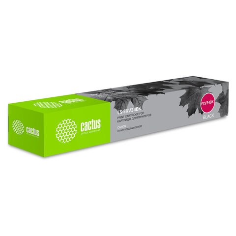 Картридж лазерный CACTUS (CS-EXV34BK) для Canon IR C2030L/C2030i/C2020i, черный, ресурс 23000 страниц 363679 - фото 333172
