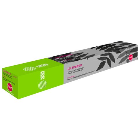 Картридж лазерный CACTUS (CS-TK895M) для Kyocera FS-C8020/C8020MFP/C8025, пурпурный, ресурс 6000 страниц 363718