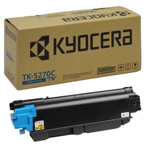 Тонер-картридж KYOCERA (TK-5270C) M6230cidn/M6630cidn/P6230cdn, голубой, оригинальный, ресурс 6000 страниц, 1T02TVCNL0 363743 - фото 333229