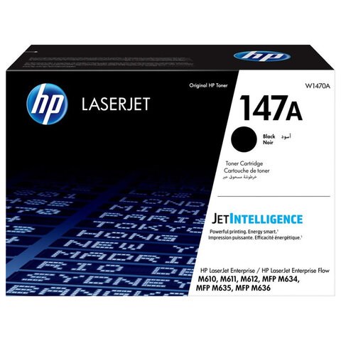 Картридж лазерный HP (W1470A) LaserJet M611dn/M612dn/M635/M636, №147A, оригинальный, ресурс 10500 страниц 363917 - фото 333392