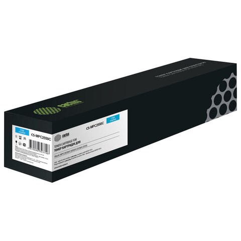 Картридж лазерный CACTUS (CS-MPC2550C) для Ricoh MPC2030/C2050/C2530/C2550, голубой, ресурс 5500 страниц 364039 - фото 333449