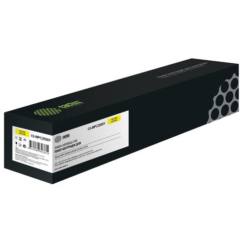 Картридж лазерный CACTUS (CS-MPC2550Y) для Ricoh MPC2030/C2050/C2530/C2550, желтый, ресурс 5500 страниц 364041 - фото 333451