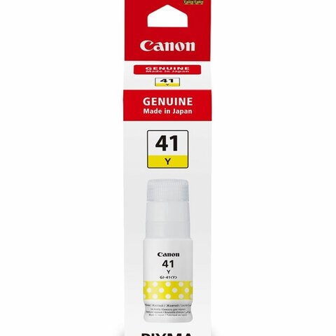 Чернила CANON (GI-41Y) для G1400/G2400/G3400, желтые, 7700 стр., ОРИГИНАЛЬНЫЕ, 4545C001 364538 - фото 333764