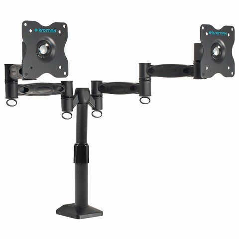 Кронштейн для 2 мониторов настольный KROMAX OFFICE-3, VESA 75/100, 15"-34", до 2х6 кг, 7 степеней свободы, 20032 450679 - фото 334469