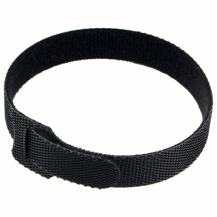 Хомуты-липучки 200x11 мм на основе ленты Velcro, CABLEXPERT, черные (12 шт.), VT-200x11BK 514219 - фото 338303