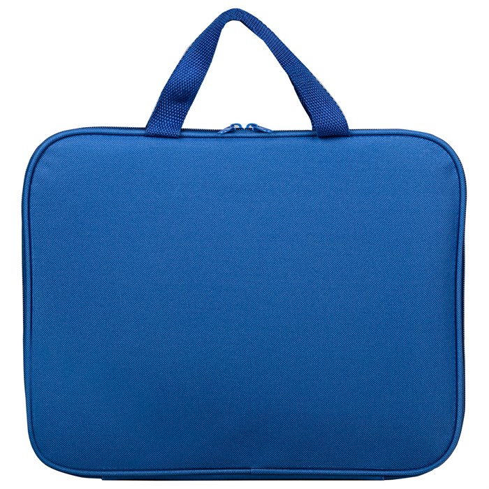 Папка на молнии с ручками STAFF EVERYDAY, А4, полиэстер, синяя, 270731 270731