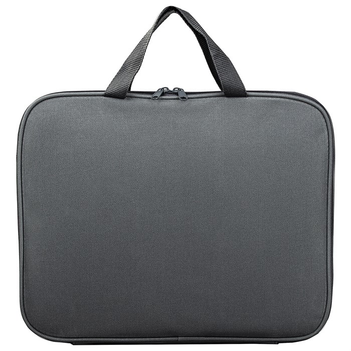 Папка на молнии с ручками STAFF EVERYDAY, А4, полиэстер, серая, 270732 270732