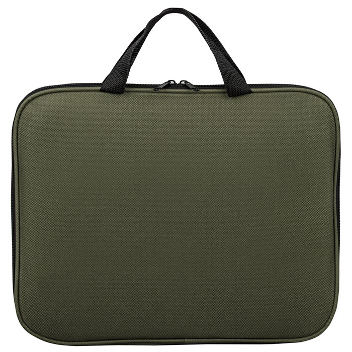 Папка на молнии с ручками STAFF EVERYDAY, А4, полиэстер, хаки, 270737 270737