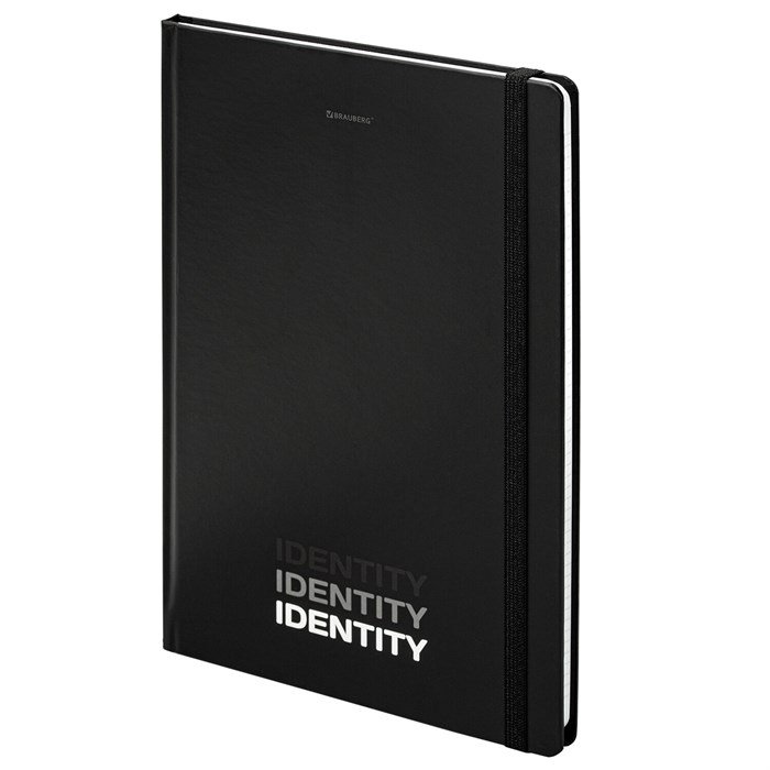 Блокнот с резинкой в клетку 96 л., БОЛЬШОЙ ФОРМАТ А4 204х299 мм, BRAUBERG, "Identity", 115528 115528 - фото 353273