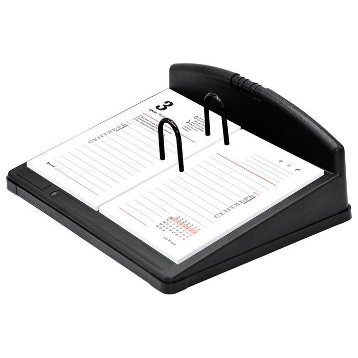 Подставка под календарь календарь STAFF "EVERYDAY", 230х180х85 мм, черный, 238788 238788 - фото 358368