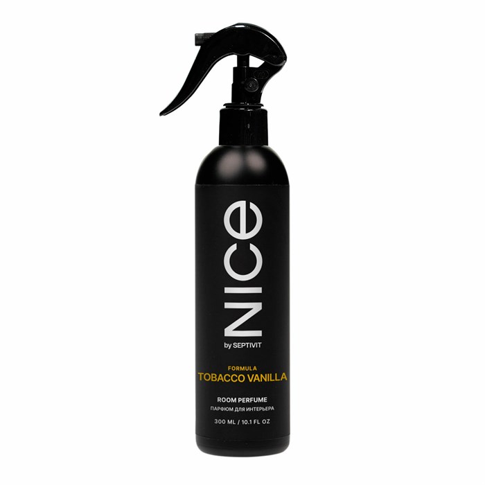 Освежитель воздуха, парфюм для дома и офиса 300 мл, NICE by SEPTIVIT "Tobacco&Vanilla", 400 701075 - фото 372337