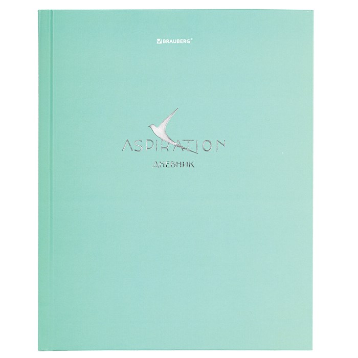 Дневник 5-11 класс 48 л., твердый, BRAUBERG, фольга, с подсказом, "Aspiration", 107199 107199