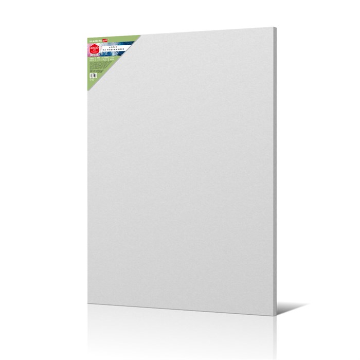 Холст на подрамнике BRAUBERG ART BASIC, 60х80 см, 280 г/м2, хлопок, мелкое зерно, грунт, 192669 192669