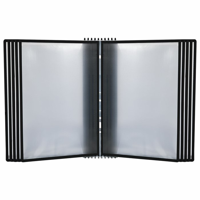 Демосистема настенная на 10 панелей, с 10 черными панелями А4, STAFF "Profit", 238146 238146