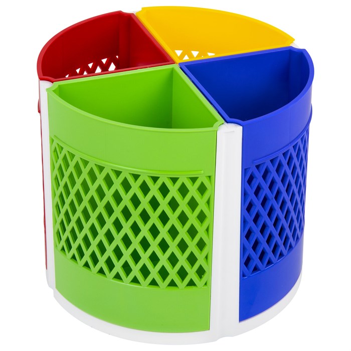 Подставка-органайзер STAFF "Octet", 4-8 отделений (трансформер), вращающаяся, разноцветная, 238322 238322