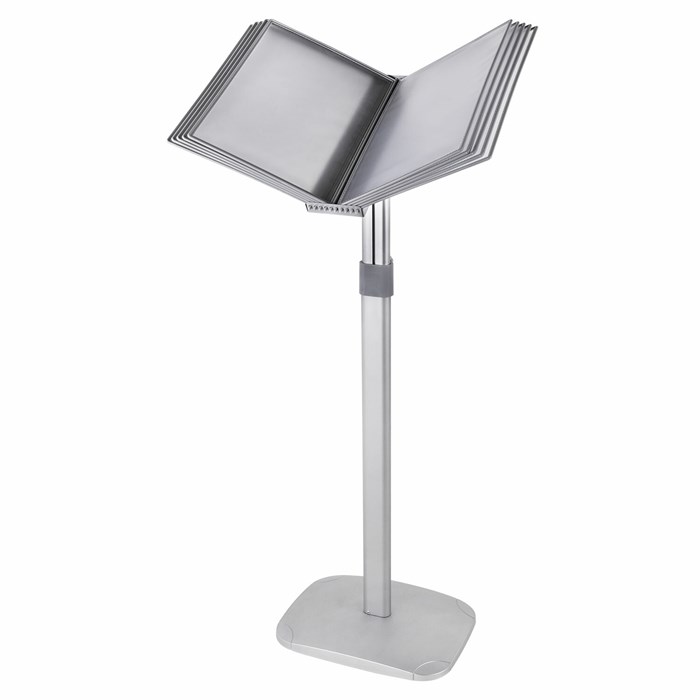 Демосистема напольная на 10 панелей, серые панели А4, регулируемая высота, STAFF, 238334 238334