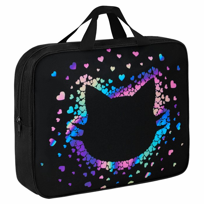 Папка на молнии с ручками BRAUBERG А4, 1 отделение, полиэстер, 80 мм, "Pretty face", 273307 273307