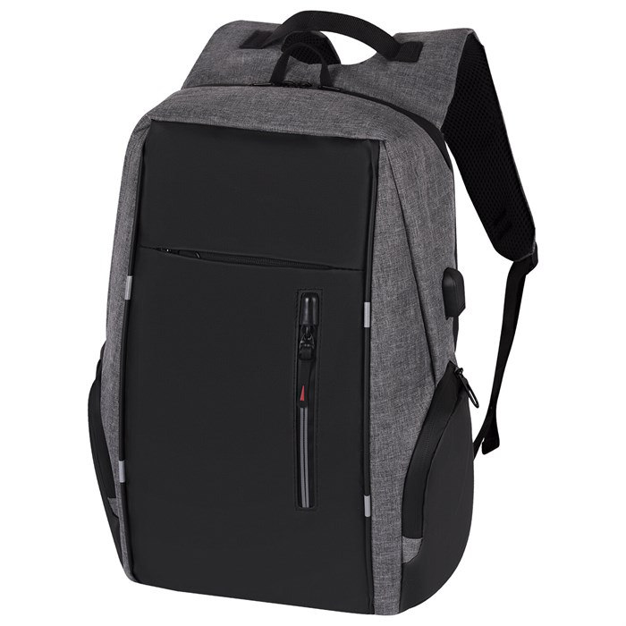 Рюкзак HEIKKI OUTLOOK (ХЕЙКИ) универсальный, отделение для ноутбука, серый, 44x31x17 см, 273890 273890