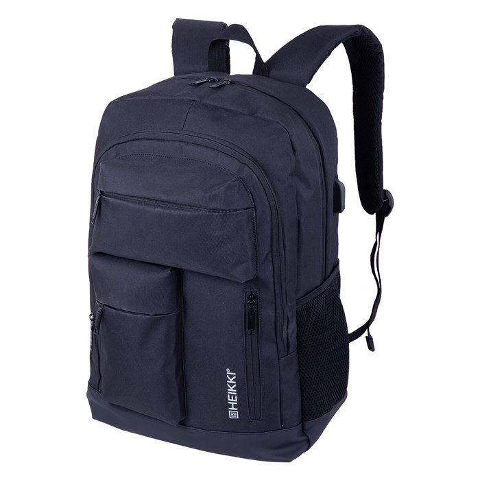 Рюкзак HEIKKI CONCORDANCE (ХЕЙКИ) универсальный, отделение для ноутбука, черный, 47x32x15 см, 273892 273892