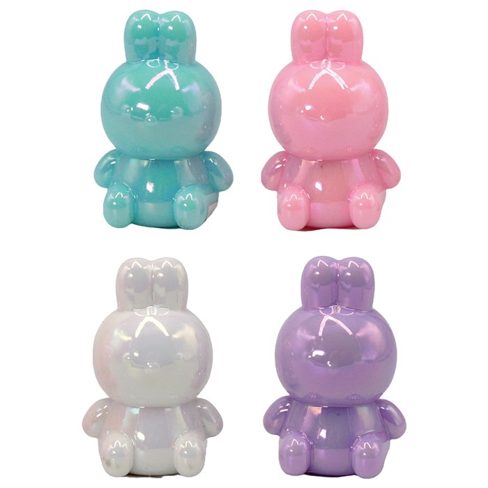 Точилка фигурная "Зайка", стеклянная серия, пластиковая, корпус ассорти, дисплей, CNT, 77249 273989