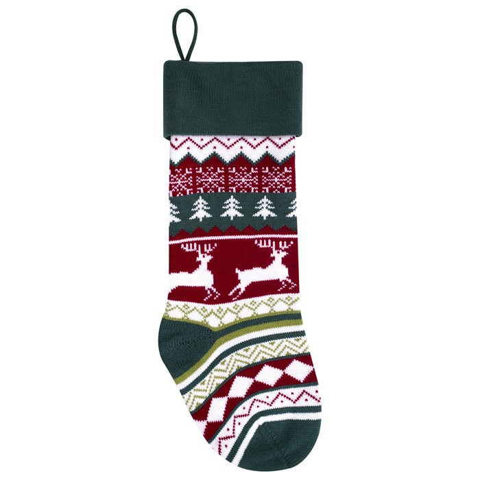 Носок новогодний для подарков, 23х2х54 см, "Волшебство в носке", полиэстер, ЗОЛОТАЯ СКАЗКА, 592504 592504