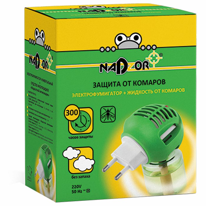 Средство от насекомых фумигатор + жидкость NADZOR (Надзор), 30 ночей, 3809 604918