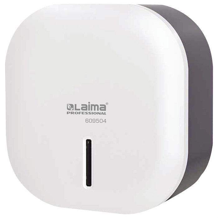 Диспенсер для туалетной бумаги LAIMA PROFESSIONAL SUPER (Система T2), малый, белый, ABS-пластик, 609504 609504
