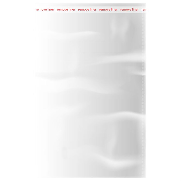 Пакеты БОПП с клеевым клапаном, КОМПЛЕКТ 100 штук, 4 х 6 + 3 см, 25 мкм, BRAUBERG, 700413 700413