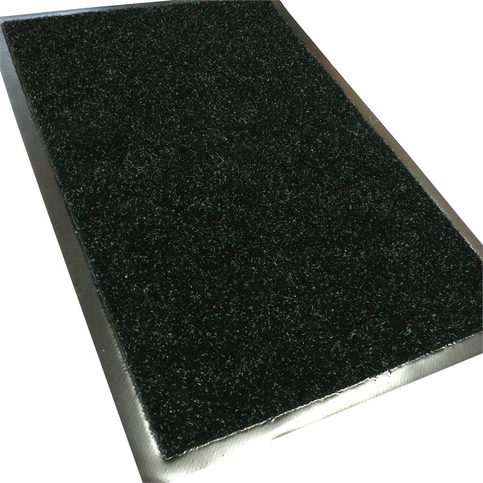 Коврик придверный 60х90 см, ЧЕРНЫЙ, влаго-грязезащитный, 600 г/м2, плотный, PRIMILA (ПРИМИЛА) LOFT, 701048 701048