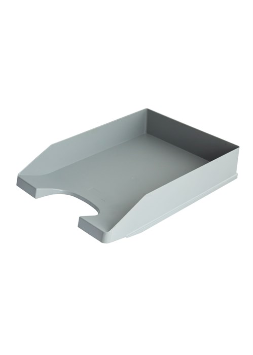 Лоток горизонтальный для бумаг Консул, 1 шт. (347х255х65 мм), серый К1197