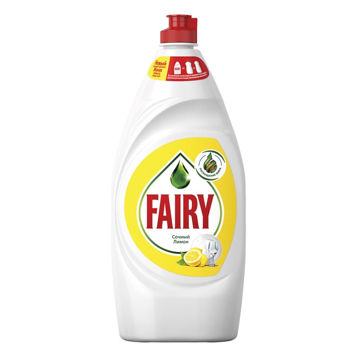 Средство для мытья посуды, 900 мл, FAIRY (Фейри) Сочный лимон 603749