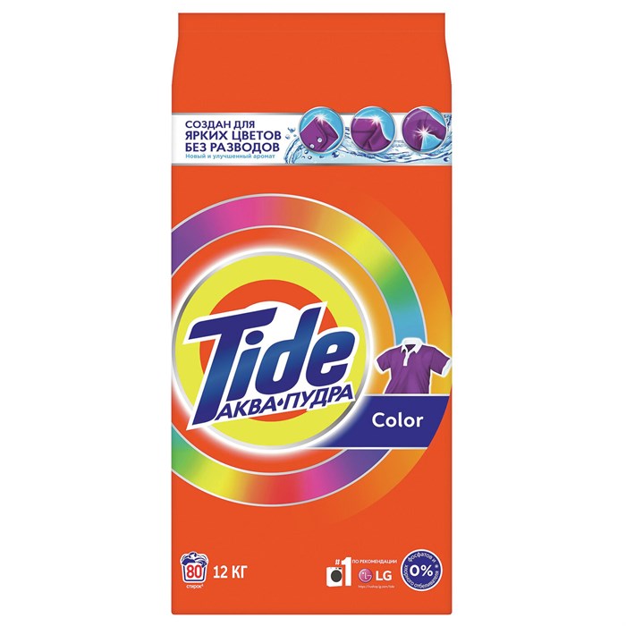 Стиральный порошок автомат 12 кг TIDE (Тайд) Color 606542