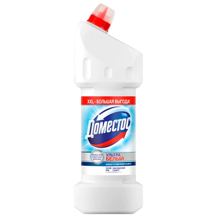Средство для уборки туалета 1,5 л, DOMESTOS (Доместос) "Эксперт сила 7", "Ультра Белый", 67683236 606081
