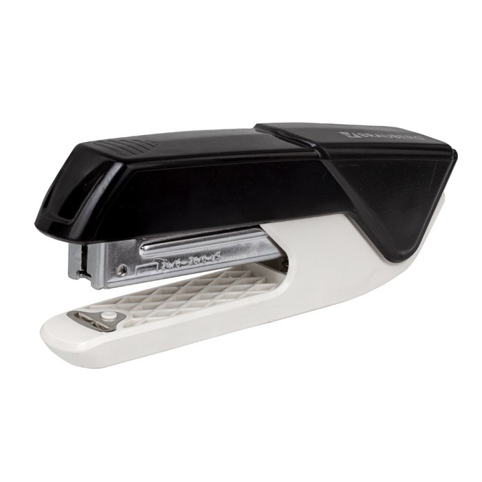 степлeр №24/6, 26/6 BRAUBERG "ADVANCED", до 20 листов, с антистеплeром, черный, 228748 228748