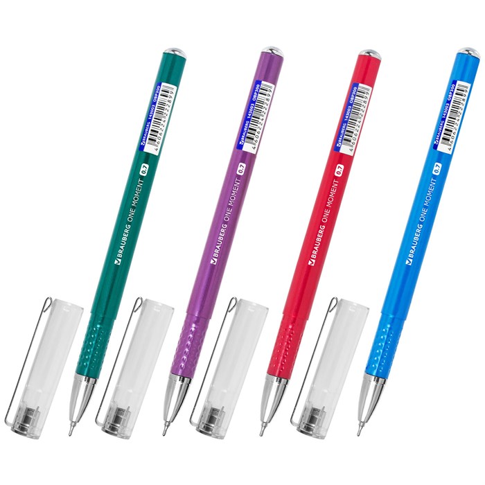 Ручка шариковая масляная BRAUBERG Oxet Color, СИНЯЯ, корпус ассорти, В ДИСПЛЕЕ, игольчатый узел 0,7 мм, линия письма 0,35 мм, 143003 143003