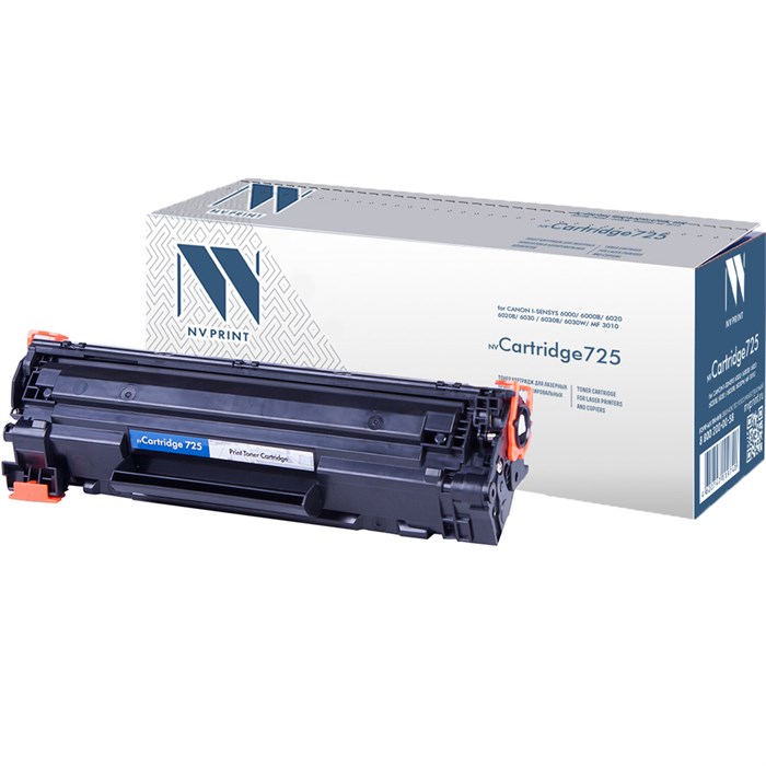 Картридж лазерный NV PRINT (NV-725) для CANON LBP6000/6020/6020B, ресурс 1600 стр. 361200