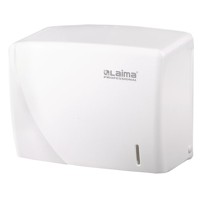 Диспенсер для полотенец LAIMA PROFESSIONAL ORIGINAL (Система H3), V-сложения, белый, ABS, 605761 605761