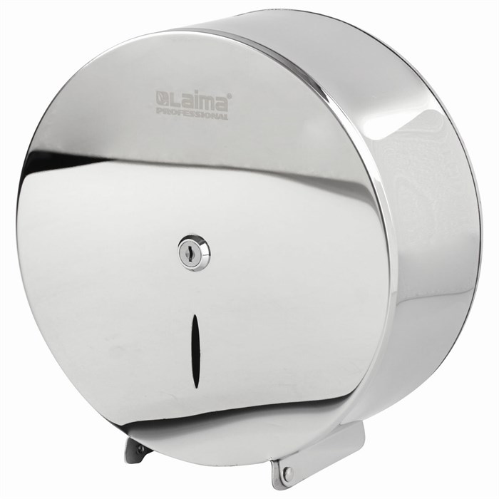 Диспенсер для туалетной бумаги LAIMA PROFESSIONAL INOX, (Система T2) малый, нержавеющая сталь, зеркальный, 605699 605699