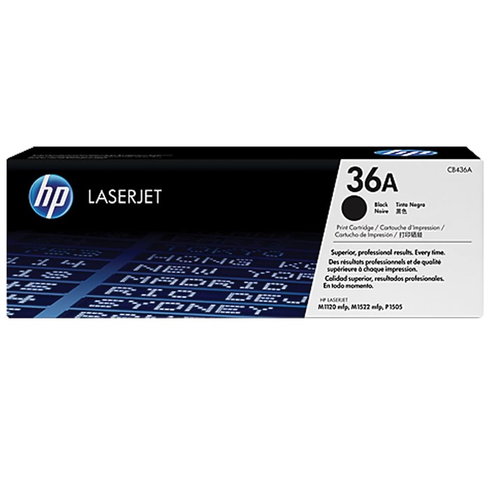 Картридж лазерный HP (CB436A) LaserJet P1505/M1120/M1522, №36А, оригинальный, ресурс 2000 стр. 360540