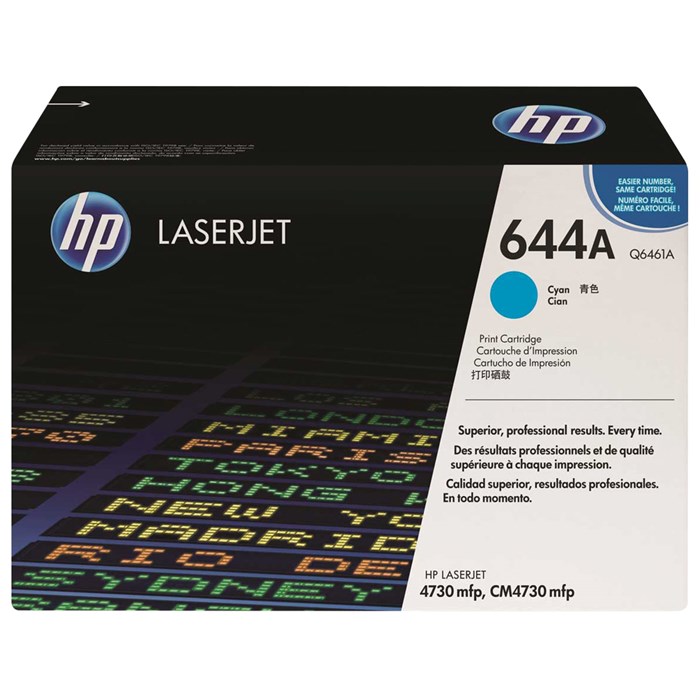 Картридж лазерный HP (Q6461A) ColorLaserJet CM4730, голубой, оригинальный, ресурс 12000 стр. 360641