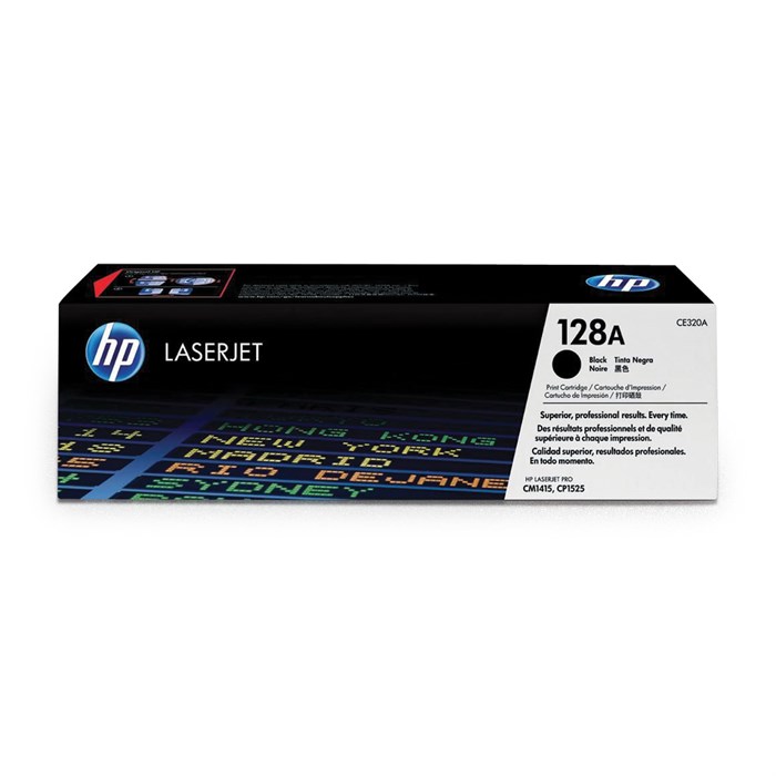 Картридж лазерный HP (CE320A) CLJ CM1415FN/FNW/CP1525N/NW, №128A, черный, оригинальный, ресурс 2000 страниц 360873
